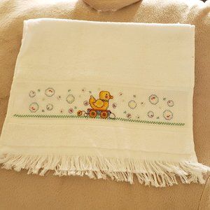 Cute Ducky Baby Burp Cloth